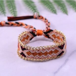 pulsera macrame cadena